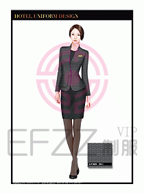酒店大堂服務(wù)員制服設(shè)計(jì)圖689
