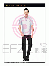 酒店大堂服務(wù)員制服設(shè)計圖709