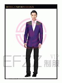 酒店大堂服務(wù)員制服設(shè)計圖713