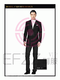 酒店大堂服務(wù)員制服設(shè)計(jì)圖717