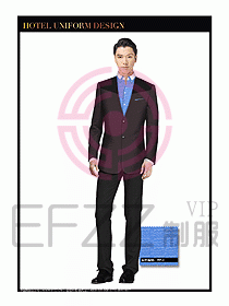 酒店大堂服務(wù)員制服設(shè)計(jì)圖721