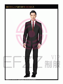 酒店大堂服務(wù)員制服設(shè)計(jì)圖723