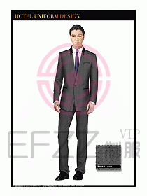 酒店大堂服務(wù)員制服設(shè)計(jì)圖724