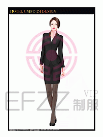 酒店大堂服務(wù)員制服設(shè)計圖728