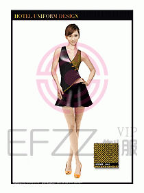 SPA按摩技師制服設(shè)計(jì)圖840