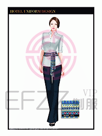 SPA按摩技師制服設(shè)計(jì)圖846