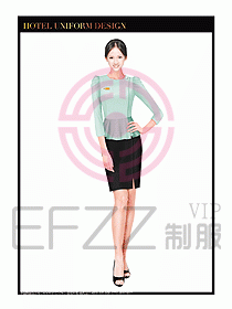 SPA按摩技師制服設(shè)計(jì)圖851