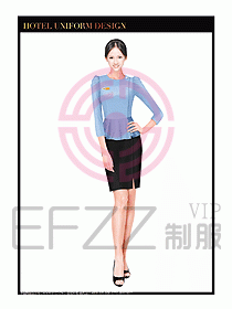 SPA按摩技師制服設(shè)計(jì)圖854