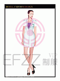 SPA按摩技師制服設計圖860