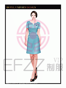 SPA按摩技師制服設(shè)計(jì)圖867