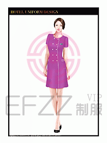 SPA按摩技師制服設(shè)計(jì)圖864