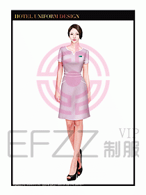 SPA按摩技師制服設(shè)計(jì)圖866