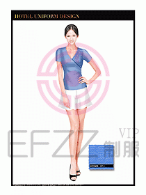 SPA按摩技師制服設(shè)計圖880