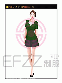 SPA按摩技師制服設(shè)計(jì)圖876