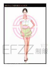 SPA按摩技師制服設(shè)計圖883