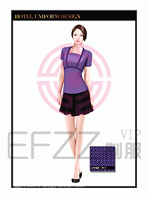 SPA按摩技師制服設(shè)計(jì)圖882