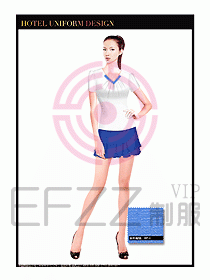 SPA按摩技師制服設計圖887