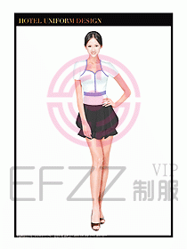 SPA按摩技師制服設(shè)計圖891