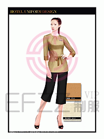 SPA按摩技師制服設(shè)計(jì)圖909