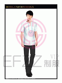 SPA按摩技師制服設(shè)計(jì)圖923