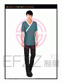 SPA按摩技師制服設計圖947