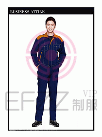 春秋款工程服服裝設計圖923