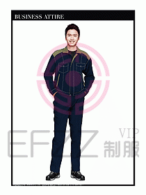 春秋款工程服服裝設計圖922