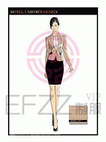 桑拿水療會所前臺服務(wù)員制服226