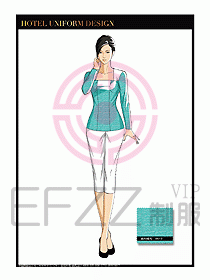 SPA按摩技師制服設(shè)計圖976