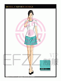 SPA按摩技師制服設(shè)計(jì)圖975