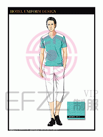 SPA按摩技師制服設(shè)計圖978