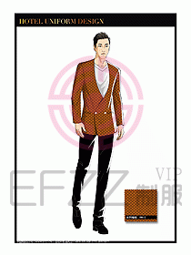 桑拿SPA咨客迎賓制服設(shè)計323