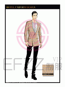 桑拿SPA咨客迎賓制服設(shè)計(jì)324