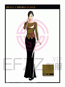 桑拿SPA咨客迎賓制服設(shè)計(jì)330