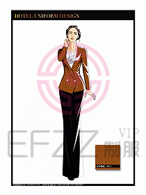 桑拿SPA咨客迎賓制服設(shè)計(jì)335