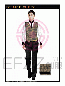 酒店西餐服務(wù)員制服設(shè)計923