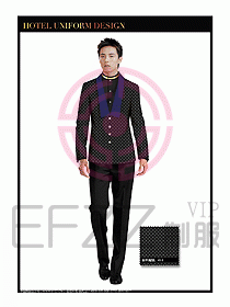 酒店西餐服務(wù)員制服設(shè)計931