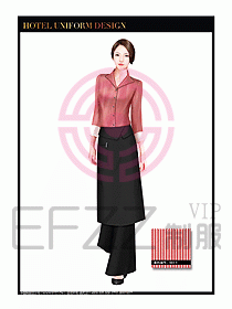 酒店西餐服務員制服設計937