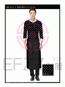 酒店西餐服務(wù)員制服設(shè)計(jì)933