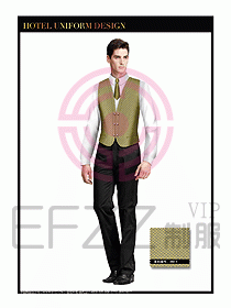 酒店西餐服務(wù)員制服設(shè)計939
