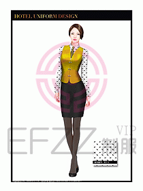 酒店西餐服務(wù)員制服設(shè)計943