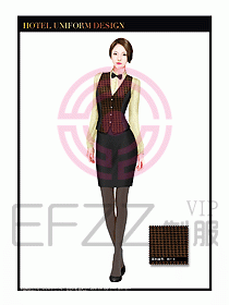 酒店西餐服務(wù)員制服設(shè)計(jì)953