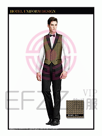 酒店西餐服務(wù)員制服設(shè)計(jì)956