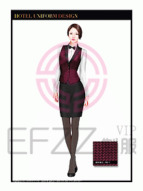酒店西餐服務(wù)員制服設(shè)計(jì)963