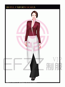 酒店西餐服務(wù)員制服設(shè)計(jì)994