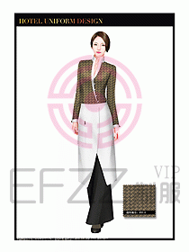 酒店西餐服務(wù)員制服設(shè)計(jì)995