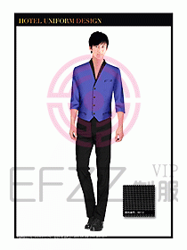 酒店西餐服務(wù)員制服設(shè)計998