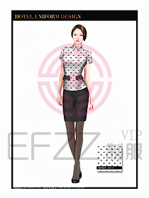 酒店西餐服務(wù)員制服設(shè)計(jì)1006
