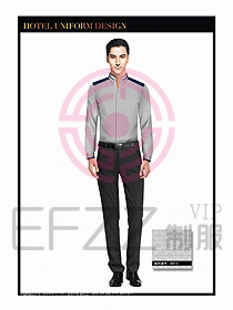 酒店西餐服務(wù)員制服設(shè)計1004