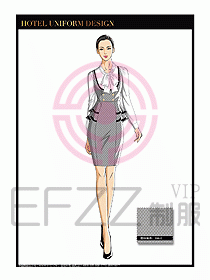 酒店西餐服務(wù)員制服設(shè)計(jì)1011
